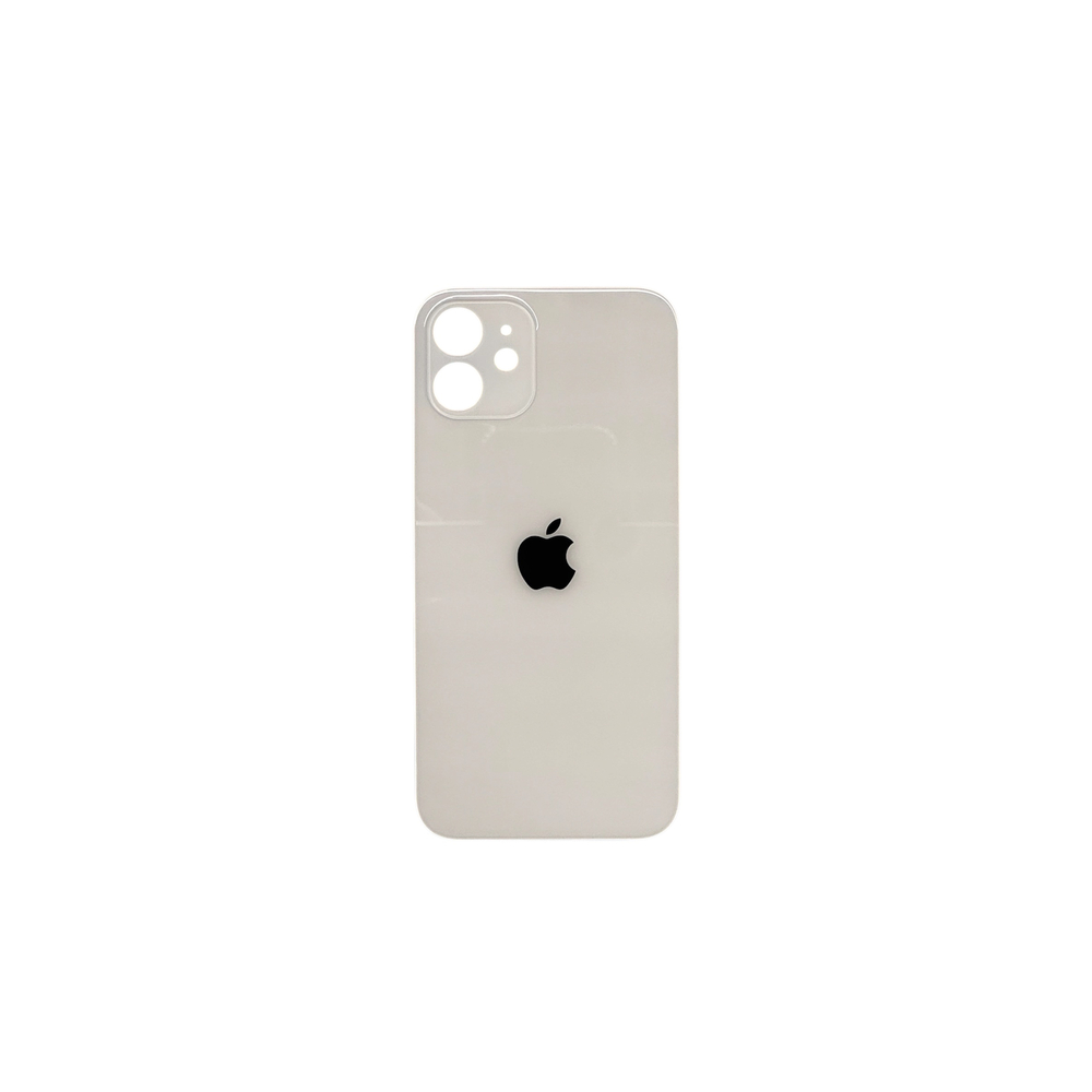 Задняя крышка iPhone 12 Белое (широкий вырез)