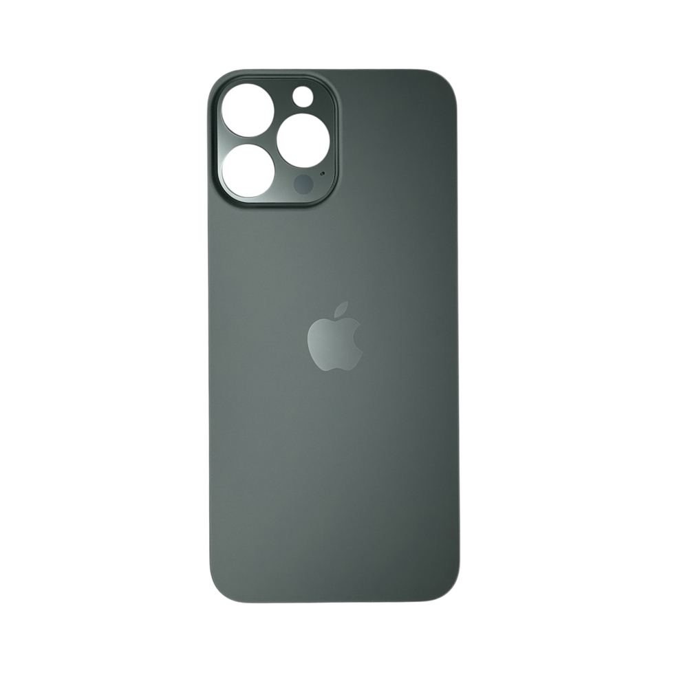 Заднее стекло iPhone 13 Pro Max Зеленое (широкий вырез)