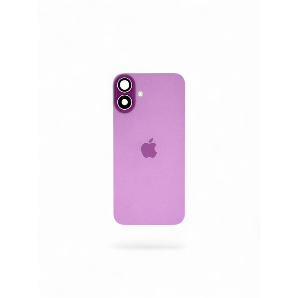 Задняя крышка (стекло) iPhone 16 Plus Розовый (в сборе с креплением)