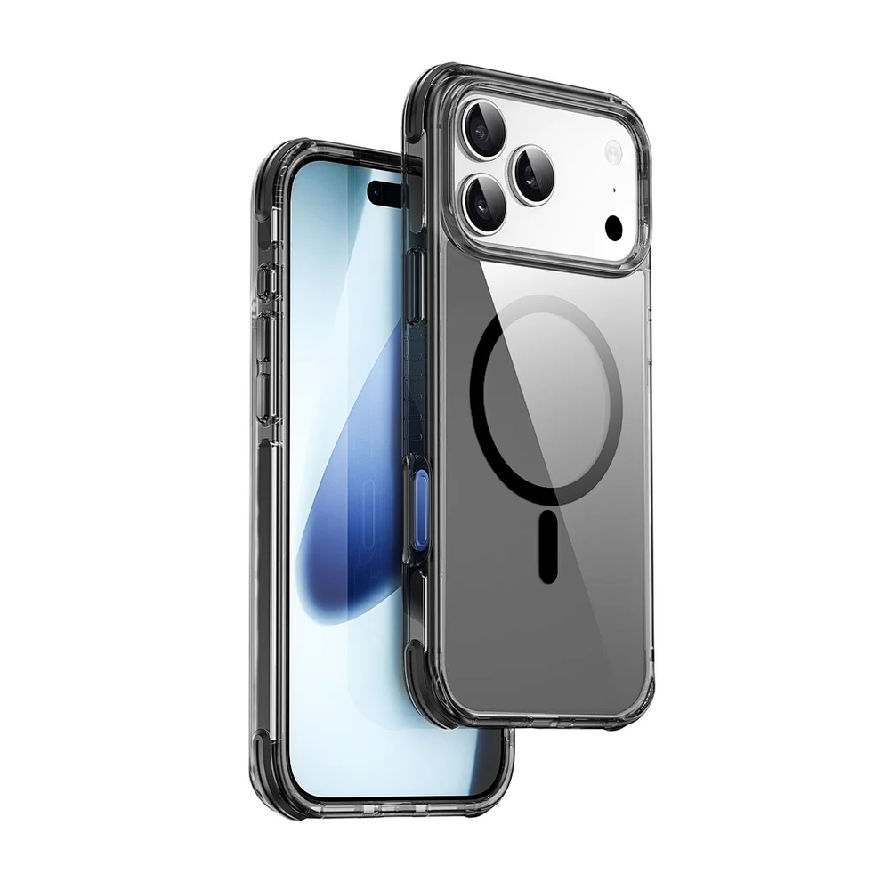 Чехол силиконовый WiWU Magsafe Hybrid Ultra 3D для iPhone 17 Pro Max HCC-203 (Черный)