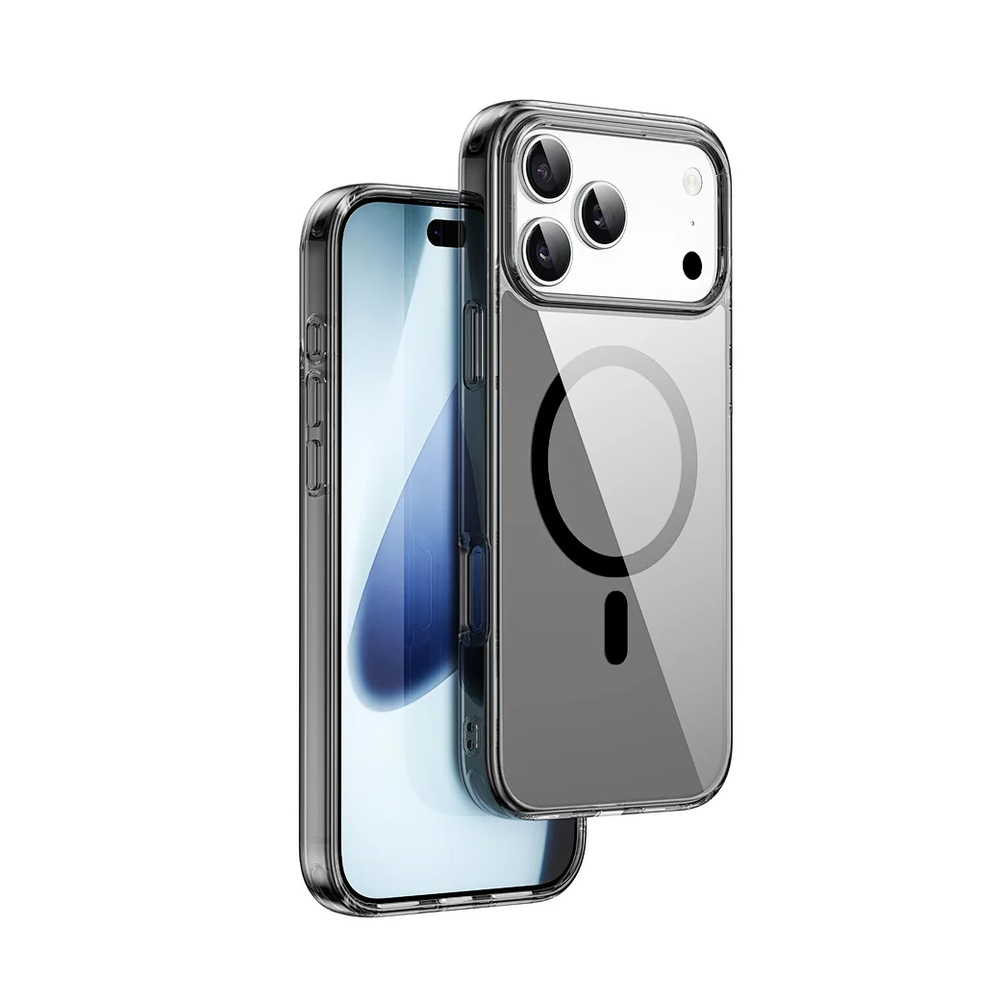 Чехол силиконовый WiWU Magsafe iShield Pro для iPhone 17 Pro MCC-101 (Черный)