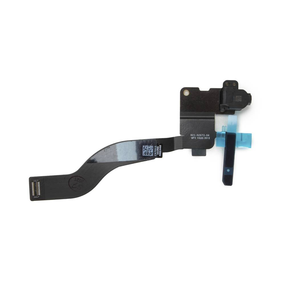 Шлейф с аудио разъемом с микрофоном MacBook Pro 13 Retina A2289 A2338 Space Gray Mid 2020 Late 2020 / 821-02673