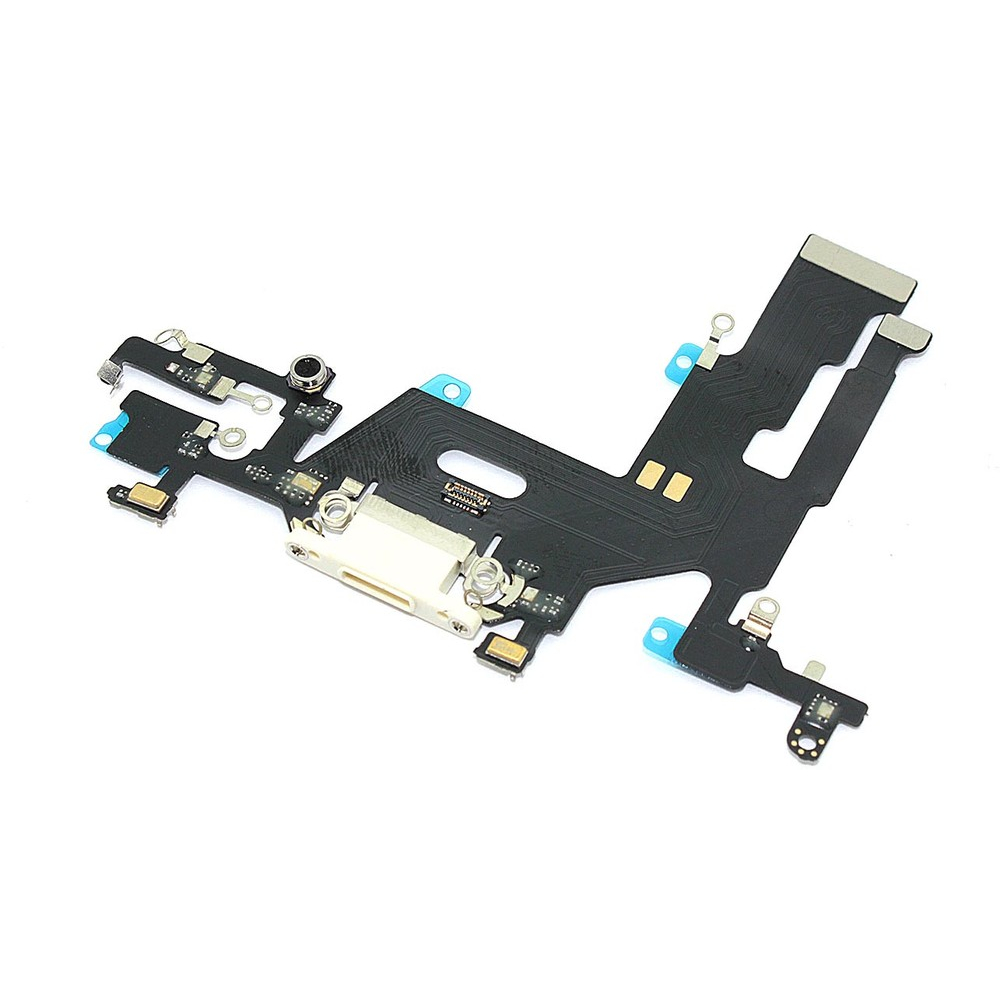 Шлейф с разъемом зарядки iPhone 11 Белый