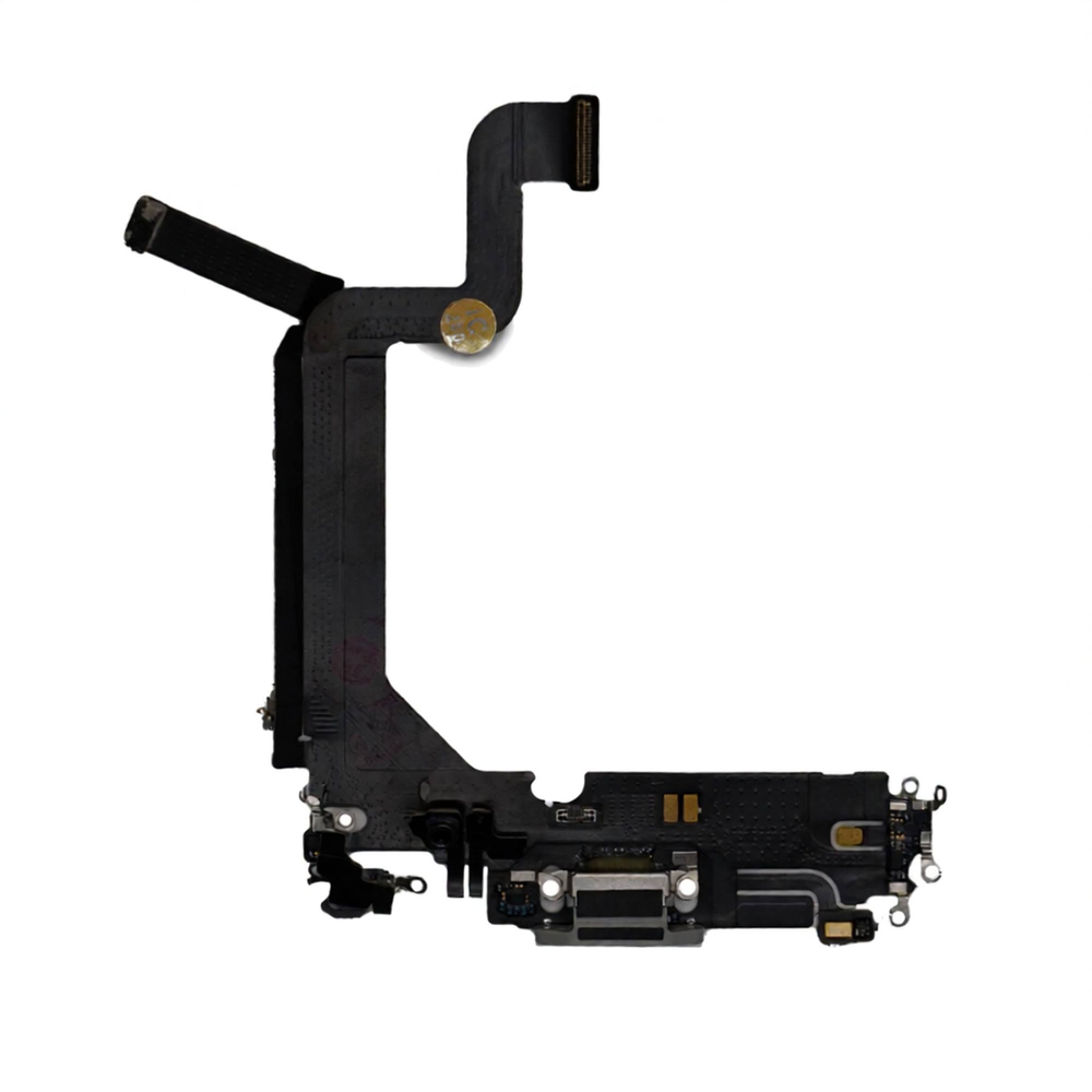 Шлейф с разъемом зарядки iPhone 14 Pro Max Черный