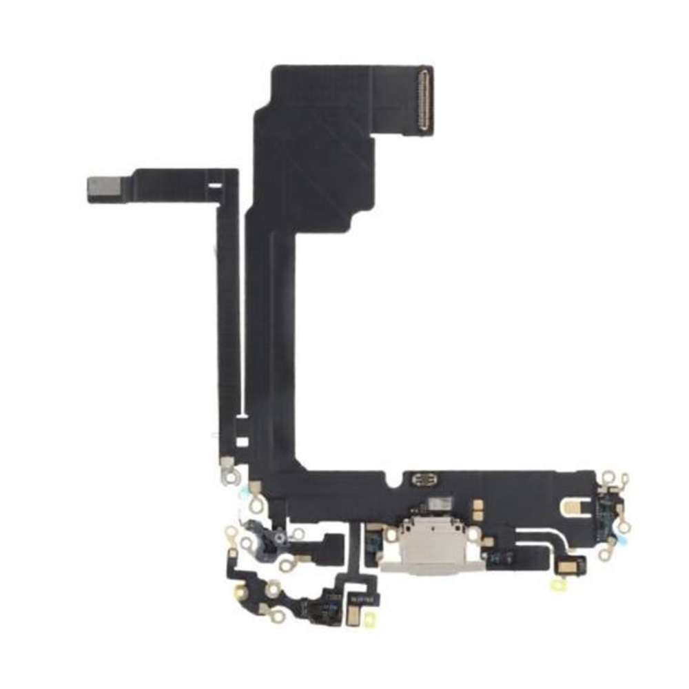 Шлейф с разъемом зарядки iPhone 15 Pro Max Черный