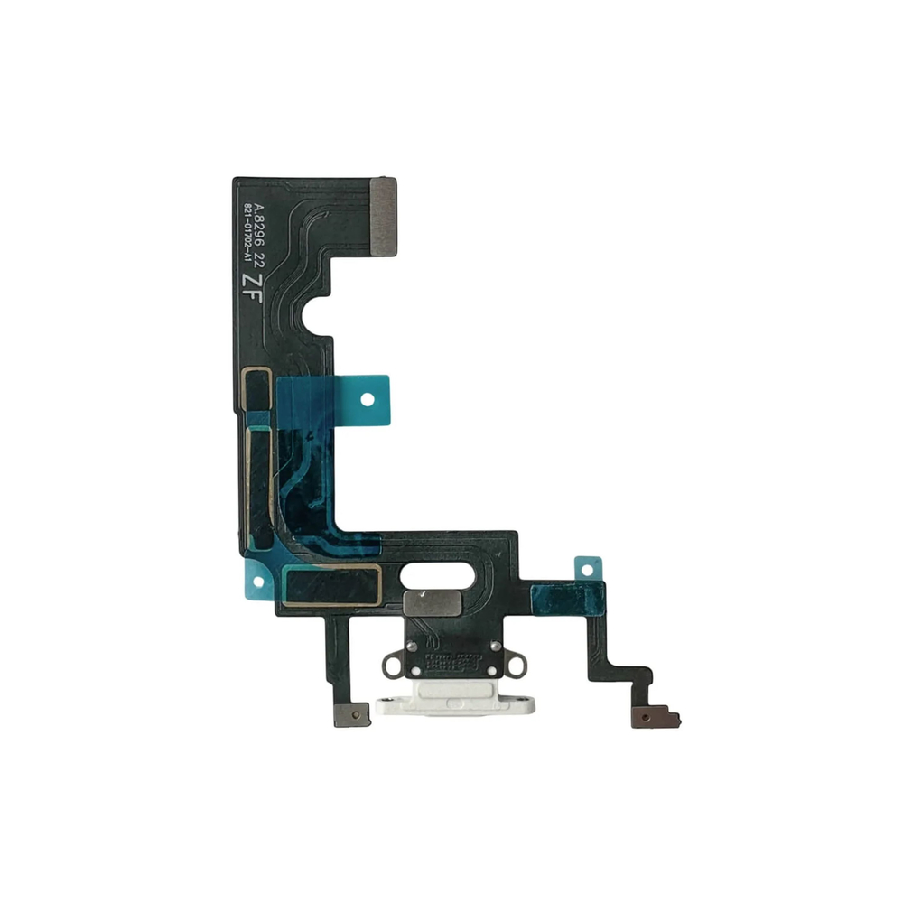 Шлейф с разъемом зарядки iPhone Xr Белый