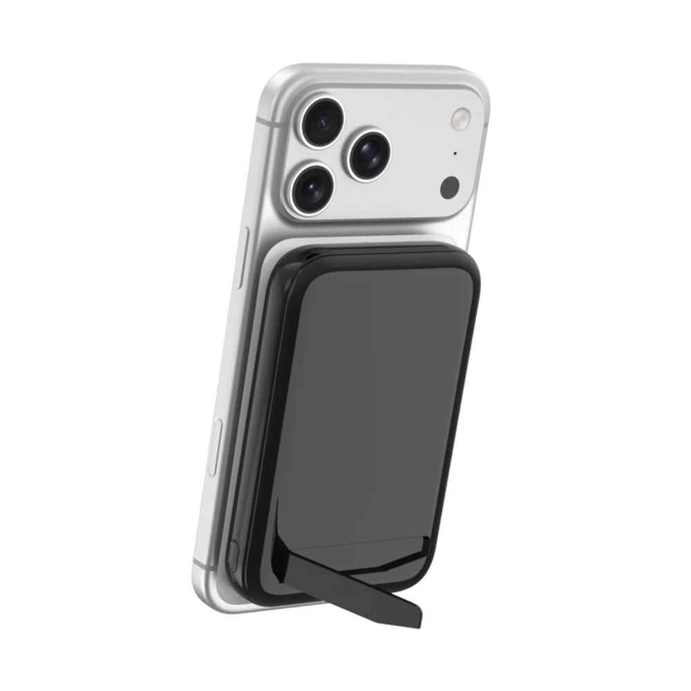 Беспроводной внешний аккумулятор с подставкой (3C) Wi-P064 Black