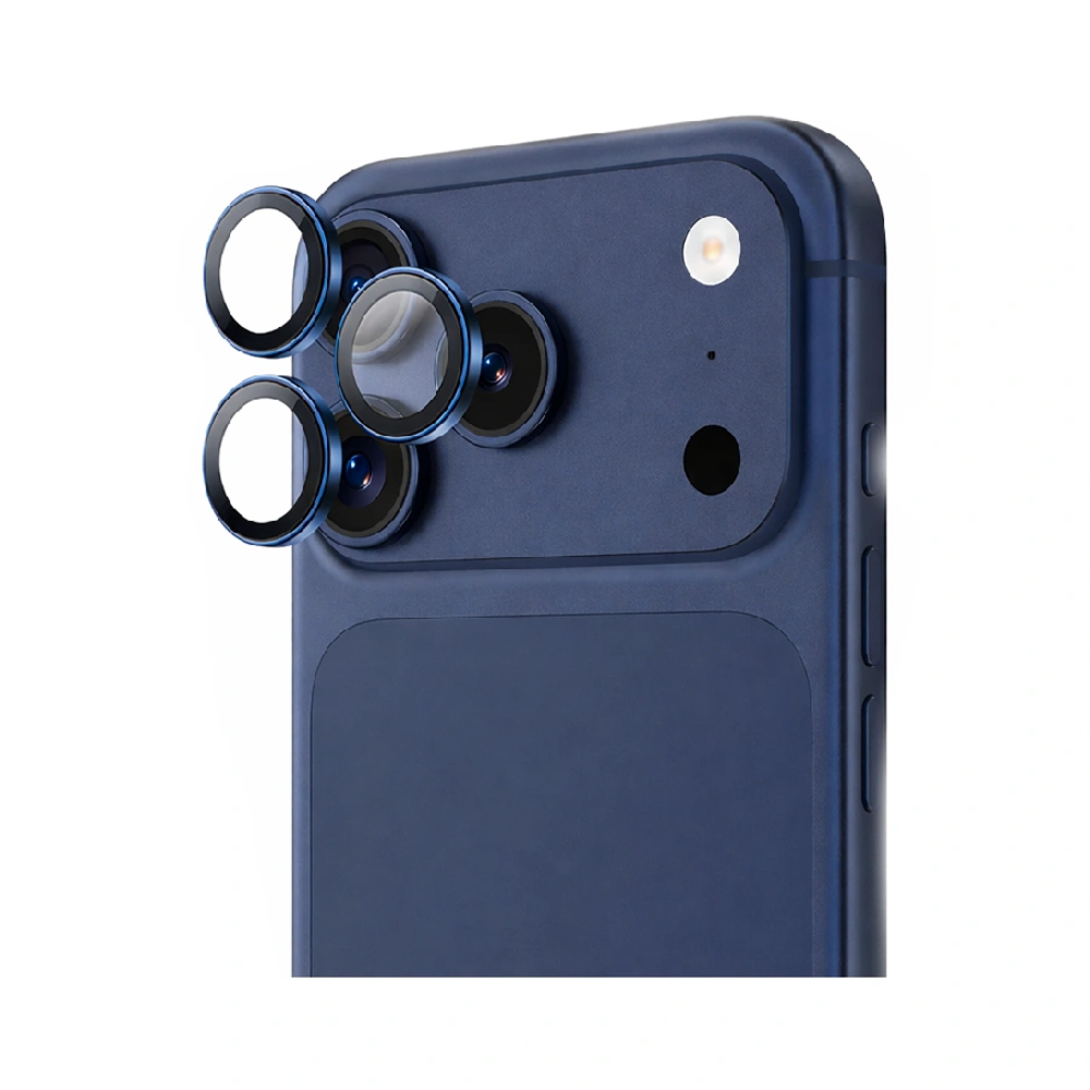 Защитное стекло линз WiWU для iPhone 17 Pro/Pro Max (3 линзы в упаковке) LG-003 Dark Blue