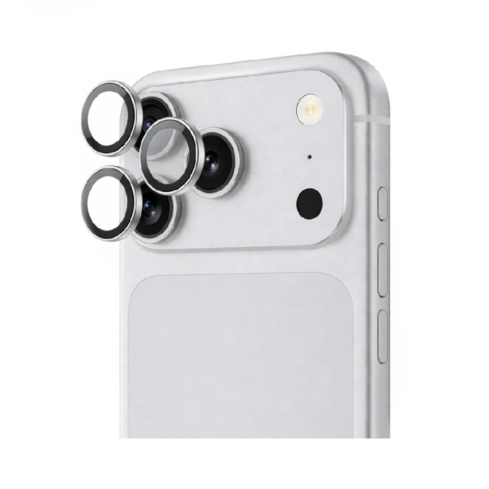 Защитное стекло линз WiWU для iPhone 17 Pro/Pro Max (3 линзы в упаковке) LG-003 Silver