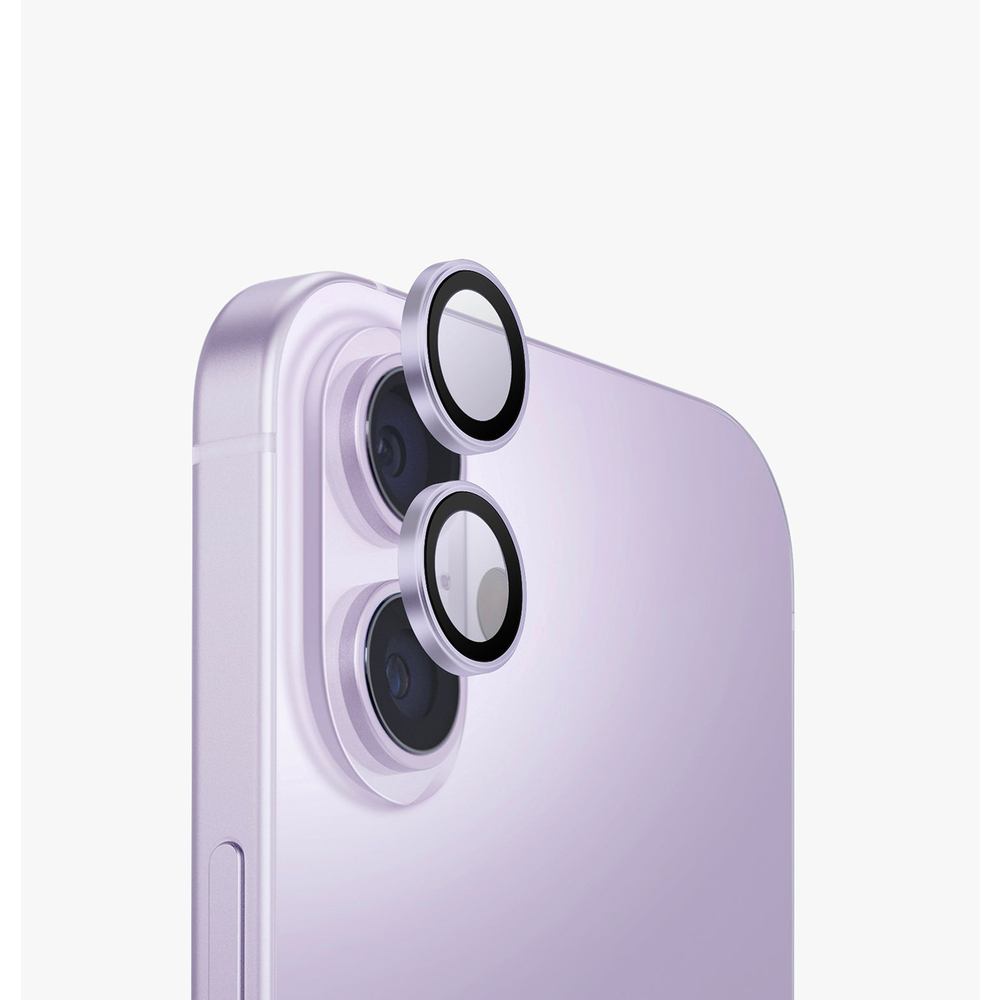 Защитное стекло линз WiWU для iPhone 17/16/16 Plus (2 линзы в упаковке) LG-003 Light Purple